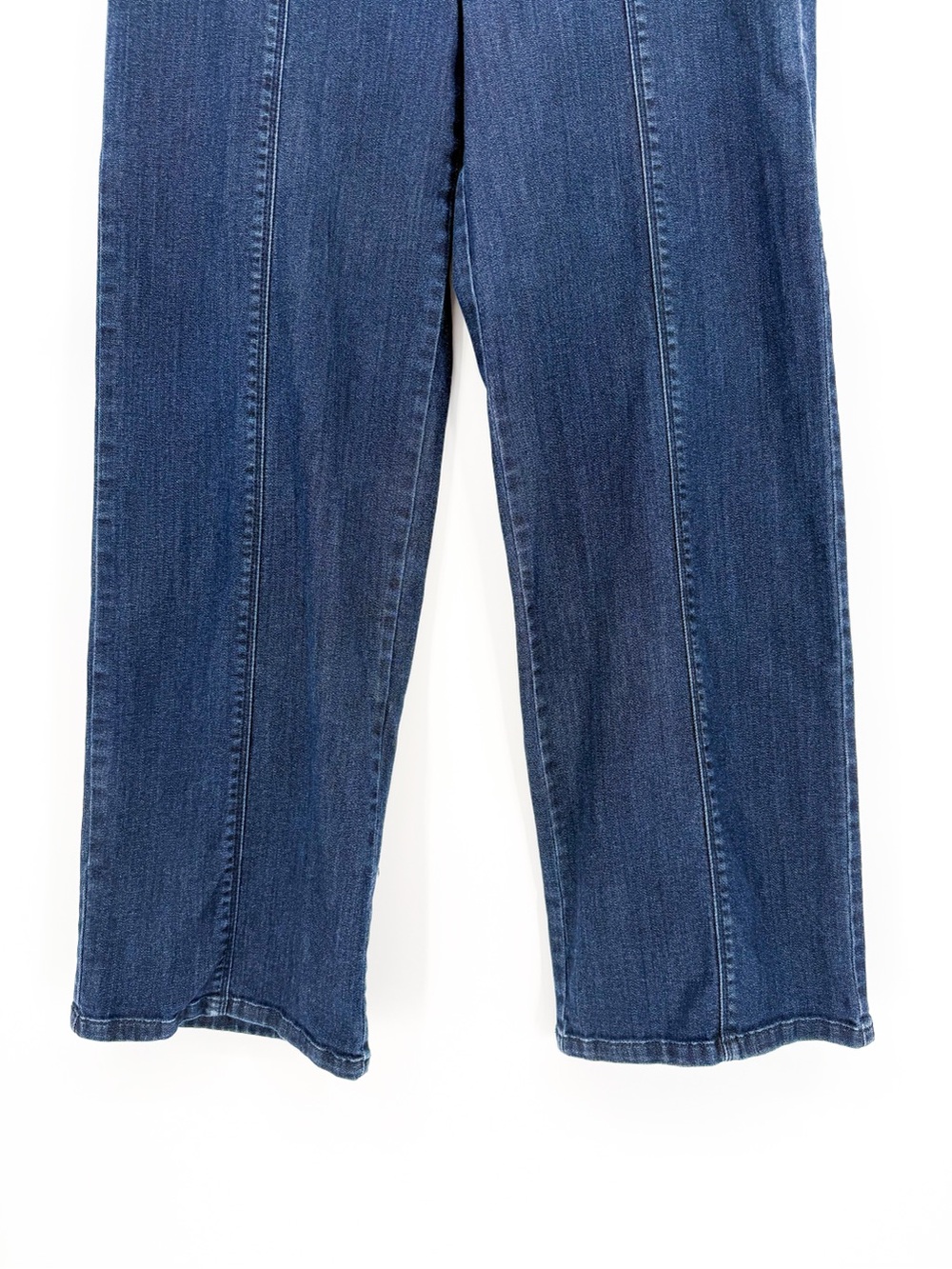 J. Jill Denim Metropolitan Full Leg Jeans Dark Wash Size 12 - Picture 4 of 11